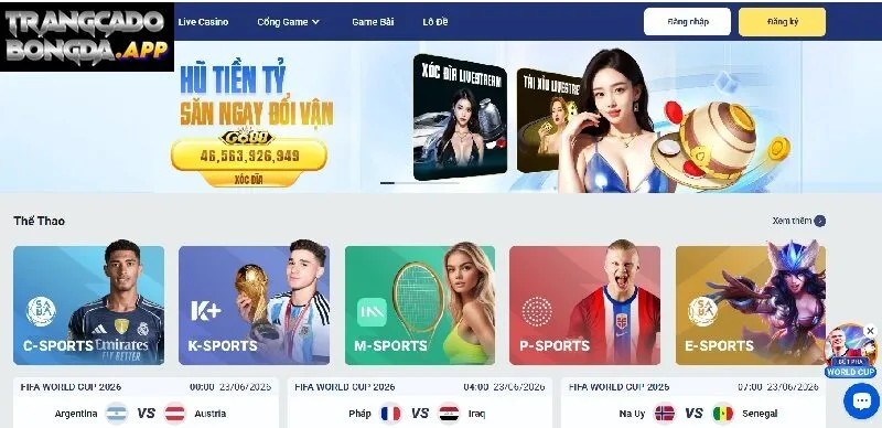 Giao diện hiện đại và trực quan của Sky88 mới nhất