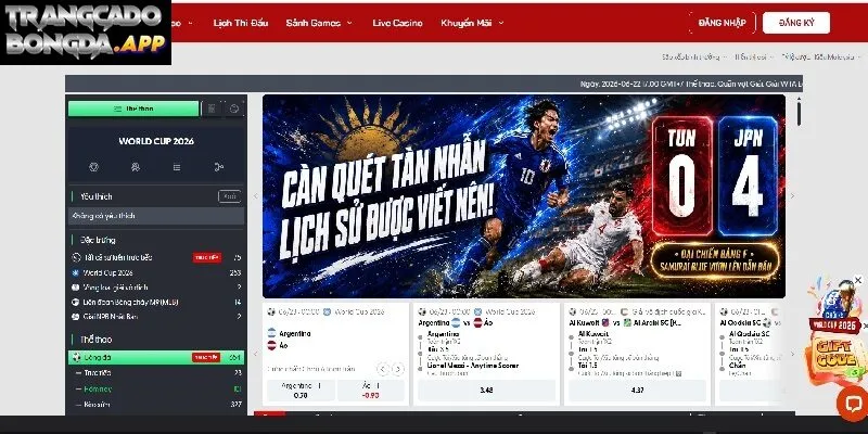 Giao diện trang chủ Red88 hiện đại và cực kỳ mượt mà